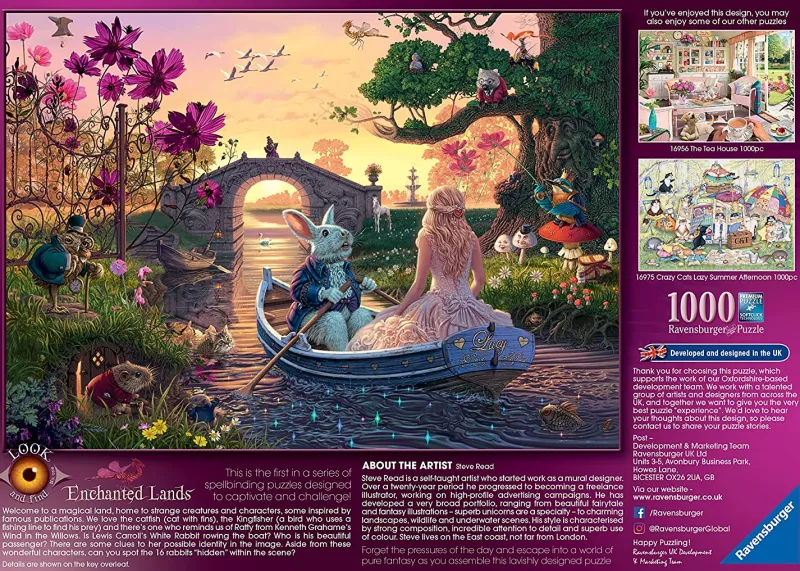 Ravensburger - Enchanted Lands, Look & Find No 1 - 1000 Piece Jigsaw Puzzle Hot