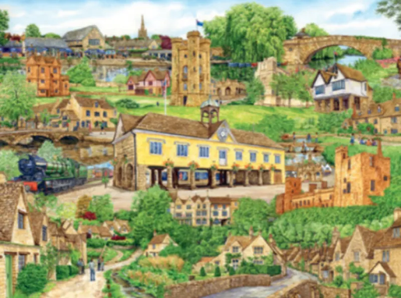 Ravensburger - Escape to the Cotswolds - 500 Piece Jigsaw Puzzle Online