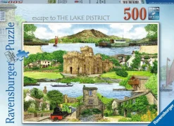 Ravensburger - Escape to The Lake District - 500 Piece Jigsaw Puzzle Clearance