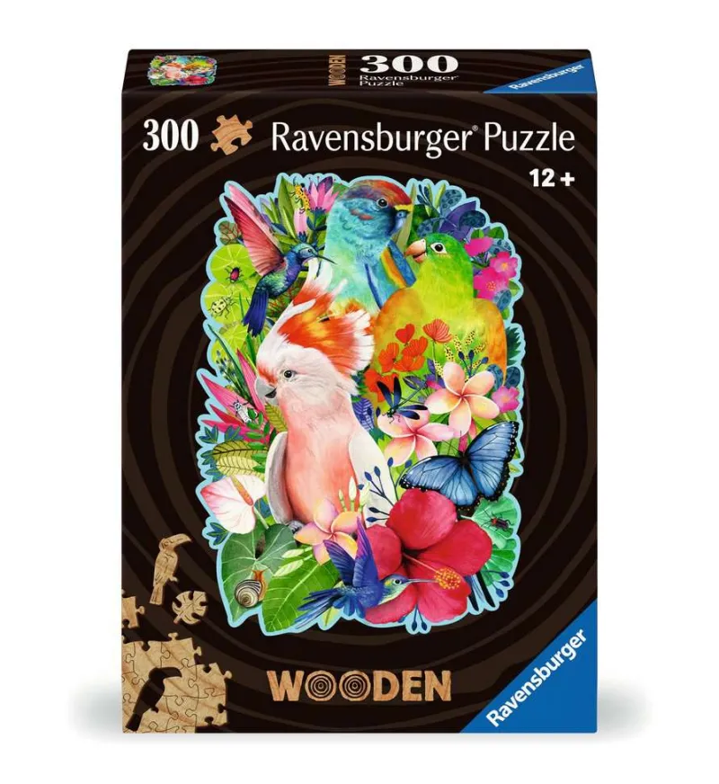 Ravensburger - Exotic Birds - 300 Piece Wooden Jigsaw Puzzle Online
