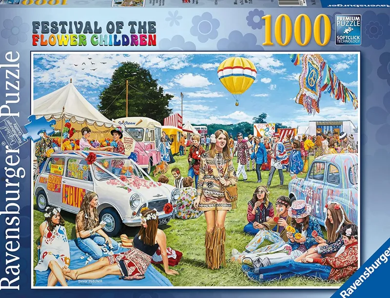 Ravensburger - Festival of the Flower Children - 1000 Piece Jigsaw Puzzle Fashion
