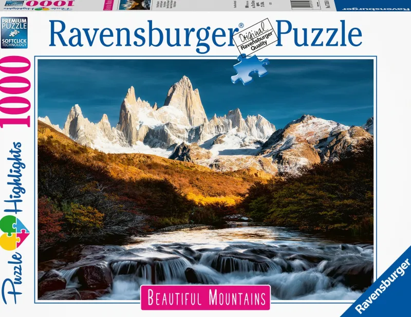 Ravensburger - Fitz Roy, Patagonia, Argentina - 1000 Piece Jigsaw Puzzle Fashion
