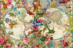 Ravensburger - Flora Fauna World Map - 3000 Piece Jigsaw Puzzle New