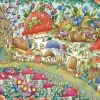 Ravensburger - Floral Mushroom Houses - 1000 Piece Jigsaw Puzzle Fashion