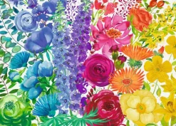 Ravensburger - Floral Rainbow - 300 Piece Large Format Jigsaw Puzzle Outlet