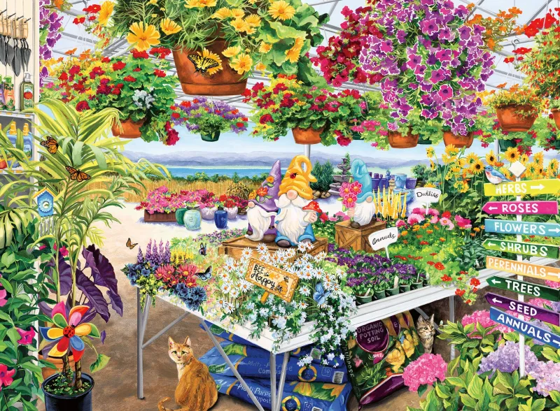 Ravensburger - Glorious Garden Centre - 500 Piece Jigsaw Puzzle Discount