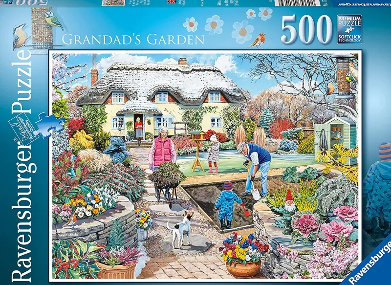 Ravensburger - Grandad's Garden - 500 Piece Jigsaw Puzzle Discount