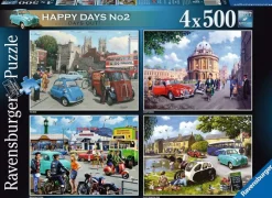 Ravensburger - Happy Days No 2, Days Out - 4 x 500 Piece Jigsaw Puzzles Discount