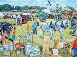 Ravensburger - Happy Days No 3, Countryside Nostalgia - 4 x 500 Piece Jigsaw Puzzles Hot