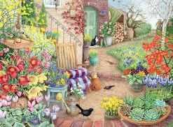 Ravensburger - Happy Days No 5, Glorious Gardens - 4 x 500 Piece Jigsaw Puzzles Outlet