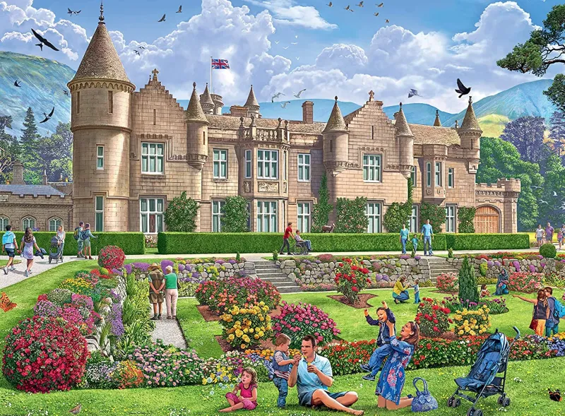 Ravensburger - Happy Days No 4, Royal Residences - 4 x 500 Piece Jigsaw Puzzles Best