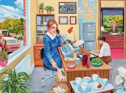 Ravensburger - Happy Days No 6, Work Day Memories - 4 x 500 Piece Jigsaw Puzzles Best