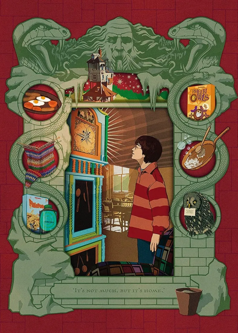 Ravensburger 16516 Harry Potter At Home With The Weasley Family - 1000 Piece Jigsaw Puzzle Online