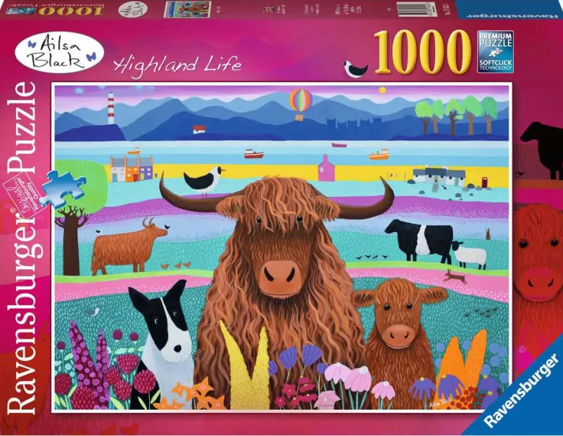 Ravensburger - Highland Life - 1000 Piece Jigsaw Puzzle Hot
