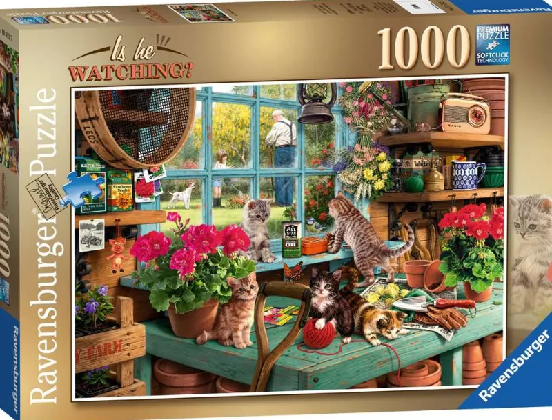 Ravensburger - Is he watching? - 1000 Piece Jigsaw Puzzle Fashion