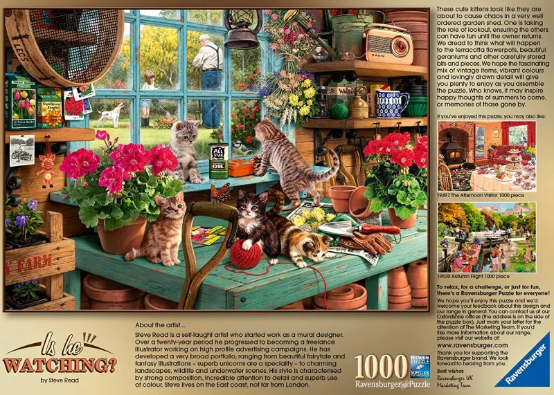 Ravensburger - Is he watching? - 1000 Piece Jigsaw Puzzle Fashion