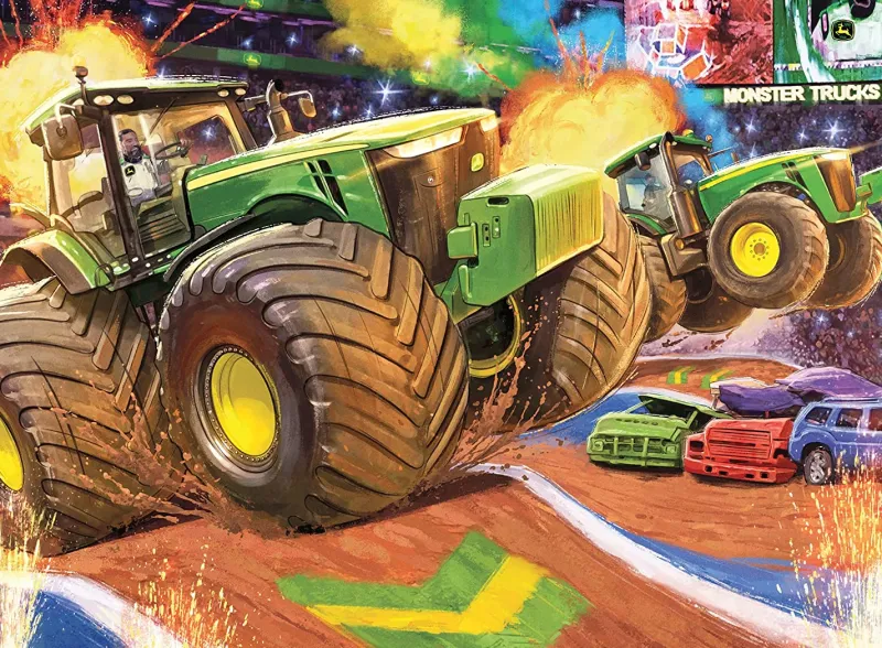 Ravensburger - John Deere Big Wheels - 100 Piece Jigsaw Puzzle Outlet