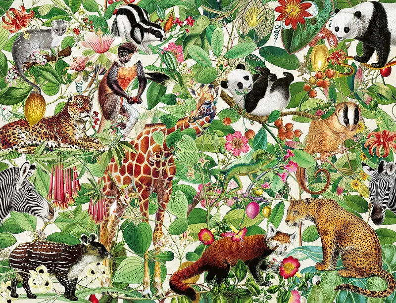 Ravensburger - Jungle - 2000 Piece Jigsaw Puzzle Hot