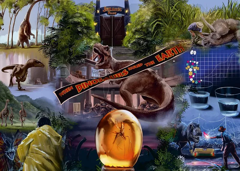 Ravensburger - Jurassic Park Movie Poster - 1000 Piece Jigsaw Puzzle New