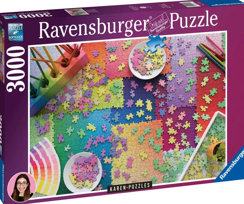 Ravensburger - Karen Puzzles - 3000 Piece Jigsaw Puzzle New