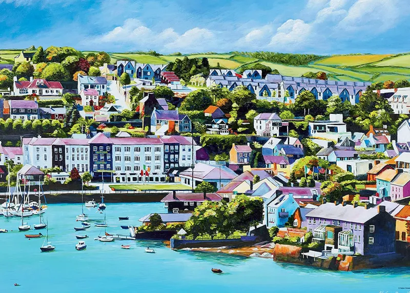 Ravensburger - Kinsale Harbour, County Cork, Irish Collection No 1 - 1000 Piece Jigsaw Puzzle Online