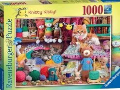 Ravensburger - Knitty Kitty - 1000 Piece Jigsaw Puzzle Sale