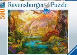 Ravensburger - Land of the Dinosaurs - 500 Piece Jigsaw Puzzle Clearance