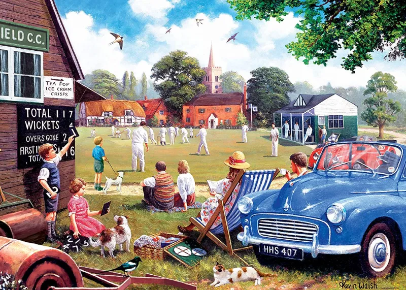 Ravensburger - Leisure Days No 4 - The Scoreboard End - 1000 Piece Jigsaw Puzzle Hot