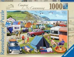 Ravensburger - Leisure Days No 5 Camping & Caravanning - 1000 Piece Jigsaw Puzzle Fashion