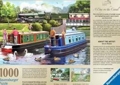 Ravensburger - Leisure days No.10, Day on the Canal - 1000 Piece Jigsaw Puzzle Online