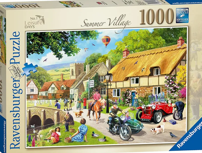 Ravensburger - Leisure Days Number 1 Summer Village - 1000 Piece Jigsaw Puzzle Best