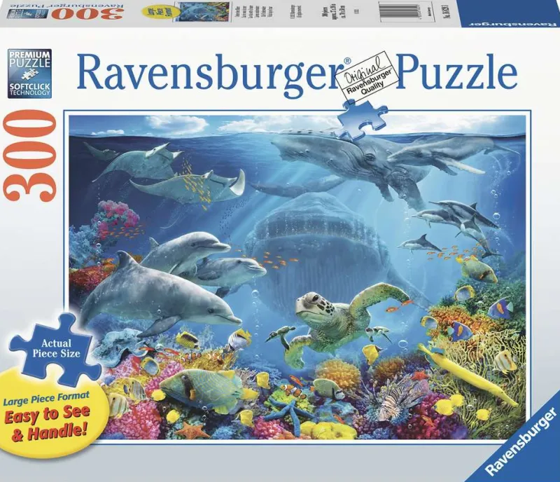 Ravensburger - Life Underwater - 300 Piece Large Format Jigsaw Puzzle Online