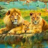 Ravensburger - Lions of the Savannah - 500 Piece Jigsaw Puzzle Discount