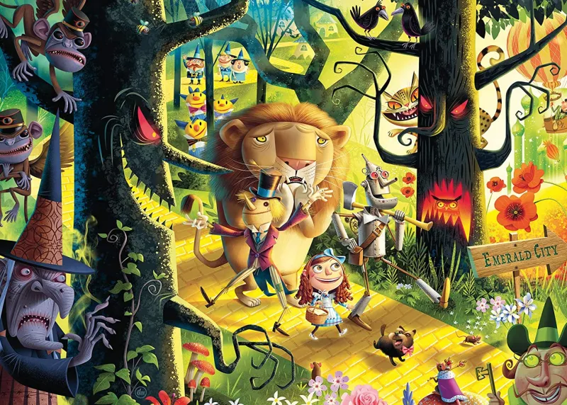 Ravensburger - Lions, Tigers and Bears, Oh My! (Wizard of Oz) - 1000 Piece Jigsaw Puzzle Hot