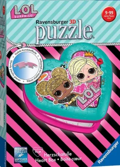 Ravensburger - LOL Surprise! Heart Shaped 54 Piece 3D Jigsaw Puzzle New