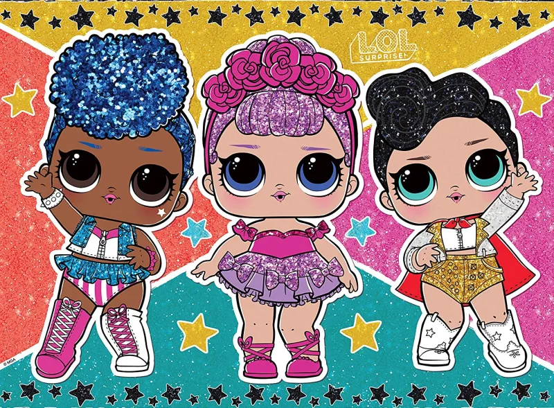 Ravensburger 12881 LOL Surprise XXL 100 piece Jigsaw Puzzle With Glitter Fashion