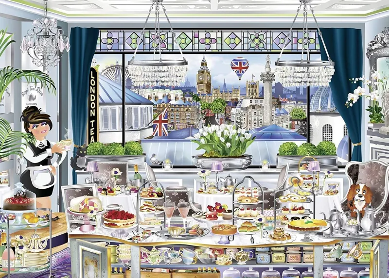 Ravensburger - London Tea Party - 1000 Piece Jigsaw Puzzle Fashion