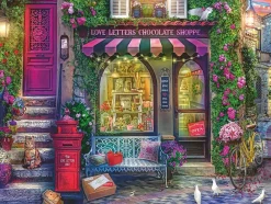 Ravensburger - Love Letters Chocolate Shop - 1500 Piece Jigsaw Puzzle Outlet