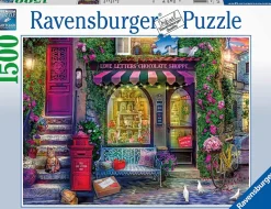 Ravensburger - Love Letters Chocolate Shop - 1500 Piece Jigsaw Puzzle Outlet