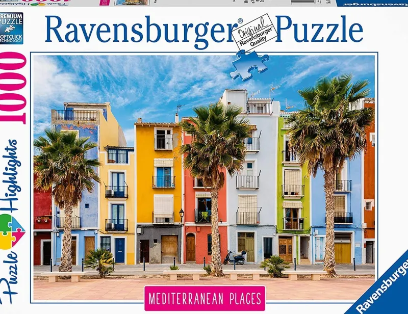 Ravensburger - Mediterranean Collection Villajoyosa, Alicante, Spain - 1000 Piece Puzzle Sale