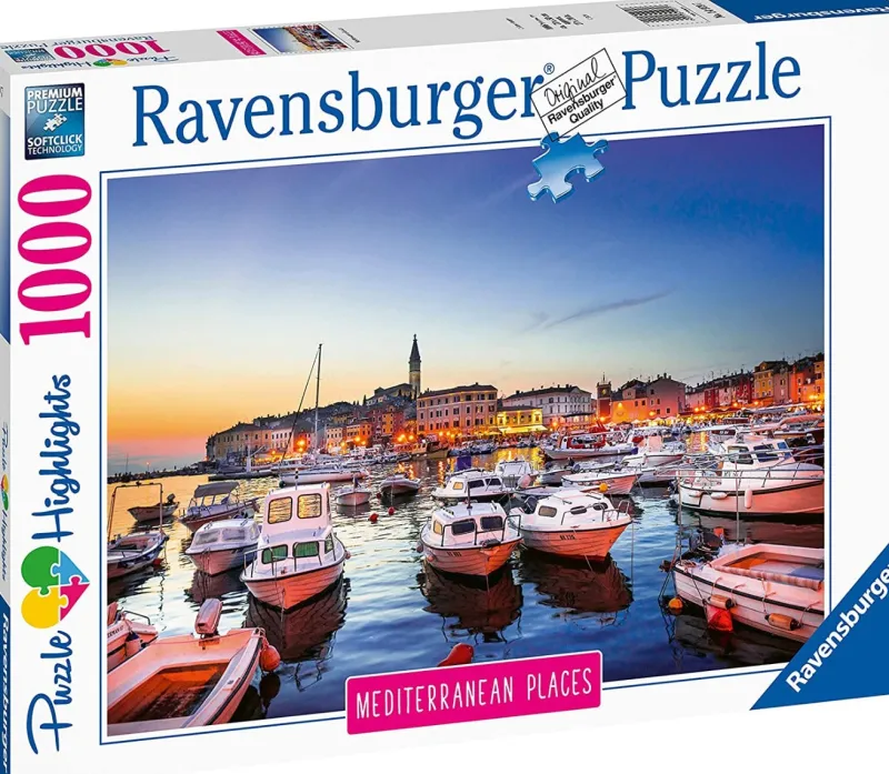 Ravensburger 14979 Mediterranean Collection Rovinj Harbour, Croatia - 1000 Piece Jigsaw Puzzle Discount