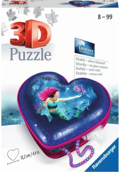 Ravensburger - Mermaid Heart - Shaped 3D Jigsaw Puzzle Online