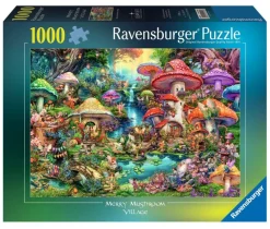 Ravensburger - Merry Mushroom Village - 1000 Piece Jigsaw Puzzle New