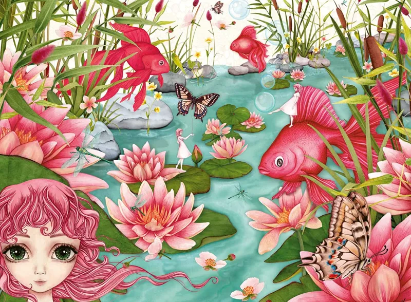 Ravensburger - Minu's Pond Daydreams - 500 Piece Jigsaw Puzzle Sale