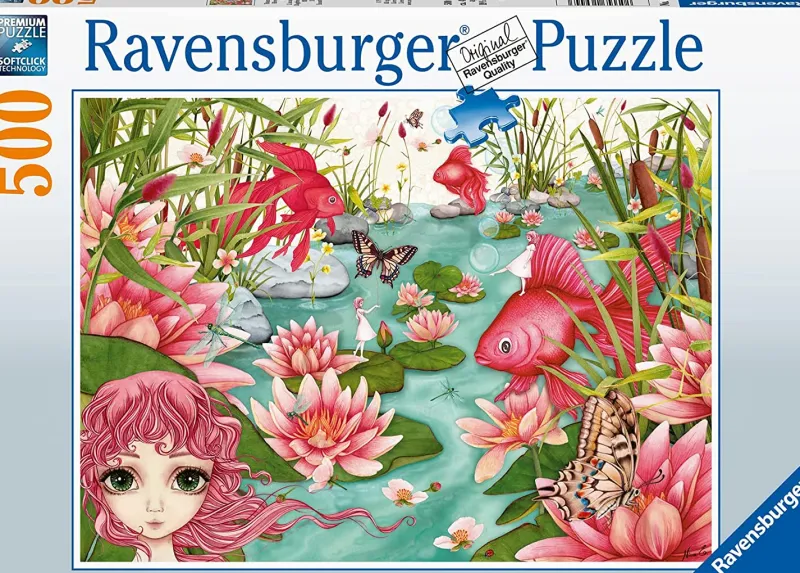 Ravensburger - Minu's Pond Daydreams - 500 Piece Jigsaw Puzzle Sale