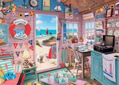 Ravensburger - My Haven No 7, The Beach Hut - 1000 Piece Jigsaw Puzzle Outlet