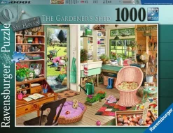 Ravensburger - My Haven No 8, The Garden Shed - 1000 Piece Jigsaw Puzzle Fashion