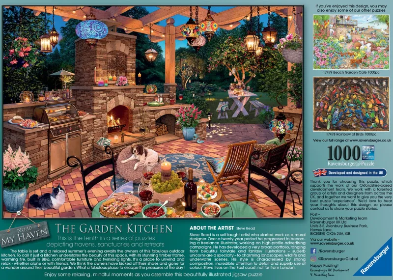 Ravensburger - My Haven No.10, The Garden Kitchen - 1000 Piece Jigsaw Puzzle Online