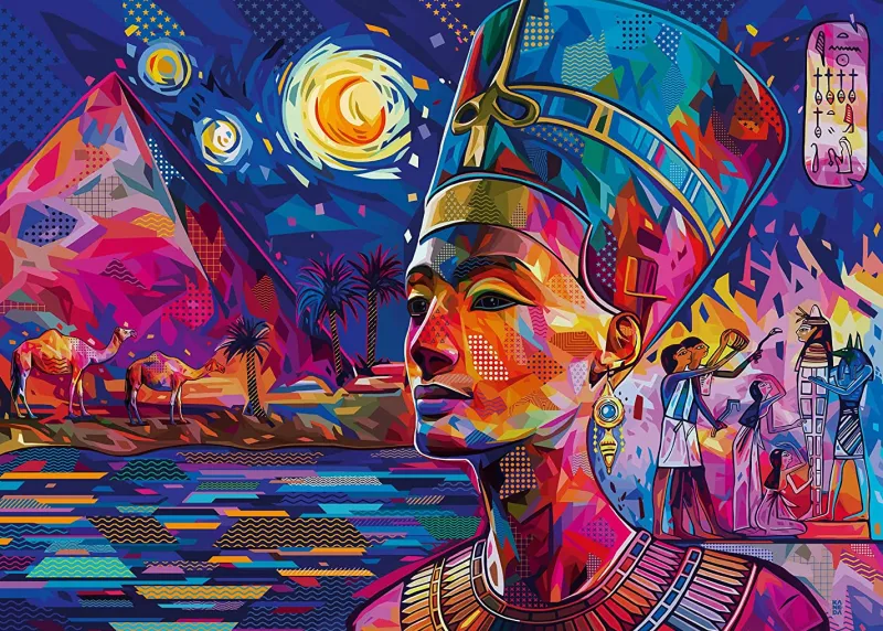 Ravensburger - Nefertiti on the Nile - 1000 Piece Jigsaw Puzzle Outlet