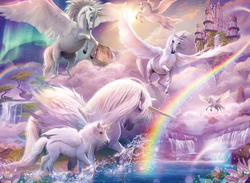 Ravensburger - Pegasus Unicorns - 100 Piece Jigsaw Puzzle Online